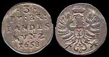 3Pfennig 17.Jhd 3Pfennig 17.Jhd